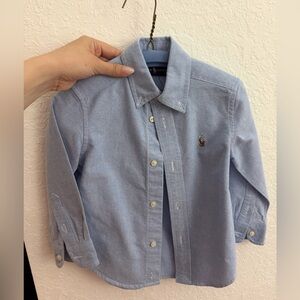Ralph Lauren Light Blue Oxford Button-Down Shirt Toddler Boys - 2T